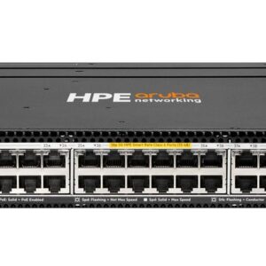 Hewlett Packard Enterprise Anw Cx 6300L 48P Smart Rate  100M/1G/2.5G/5G Class6/8 2P  Sfp56 50G 2P Sfp+ 1G/10G Lrm Layer2 Sw