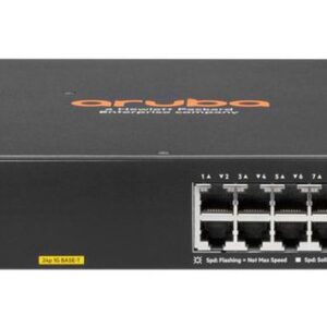 Przełącznik HPE Aruba CX 6100 (24 × RJ-45 + 4 × SFP+, PoE Class 4, budżet PoE 370 W)
