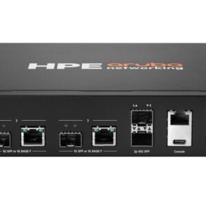 HPE Aruba Networking 9106 (RW) 2x SFP+ 2x Combo 2x PoE TAA Hybrid Gateway S5Q45A