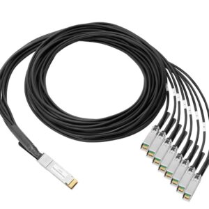 Kabel DAC HPE Aruba Networking QSFP-DD do 8× SFP28 (rozgałęźnik, 200 Gb/s, 3 m)