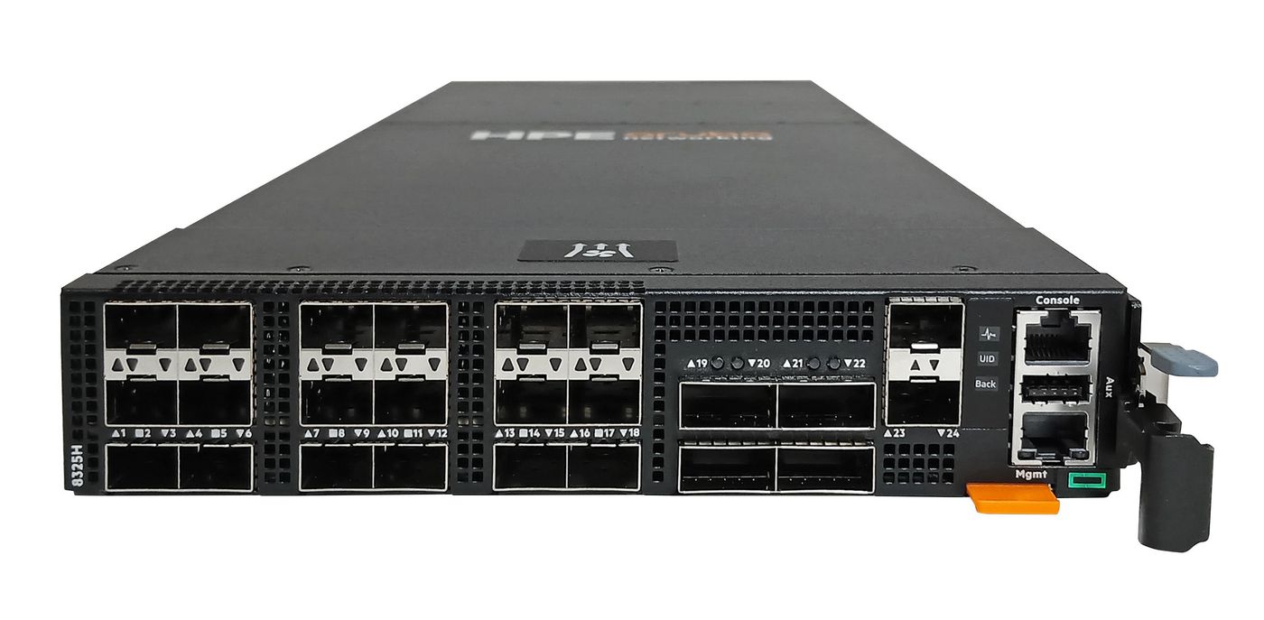 Hewlett Packard Enterprise Aruba Networking Cx 8325H 18P Sfp28 25G 4P Qsfp28 100G Back-To-Front 4Xfan 2Xpsu Taa Switch