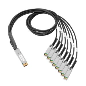Kabel DAC HPE Aruba Networking QSFP-DD do 8× SFP56 (rozgałęźnik, 400 Gb/s, 1 m)