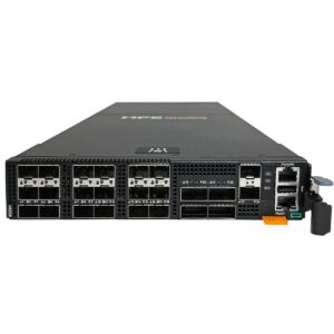 Przełącznik HPE Aruba CX 8325H (18 × SFP28 + 4 × QSFP28, przepływ powietrza z przodu do tyłu) – z 4 wentylatorami i 2 zasilaczami