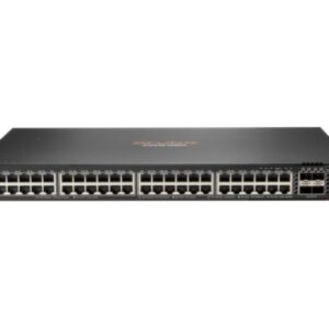 HPE Aruba Networking CX 6300F 48-port 1GbE Class 4 PoE and 4-port SFP56 Switch JL665AR (odnowiony)