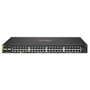 Hewlett Packard Enterprise Aruba Networking Cx 6000 48G  Class4 Poe 4Sfp 740W Managed  L3 Gigabit Ethernet (10/100/1000) Power Over Ethernet (Poe) 1U