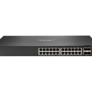 HPE Aruba Networking CX 6300F 24-port 1GbE and 4-port SFP56 Switch JL668AR (odnowiony)