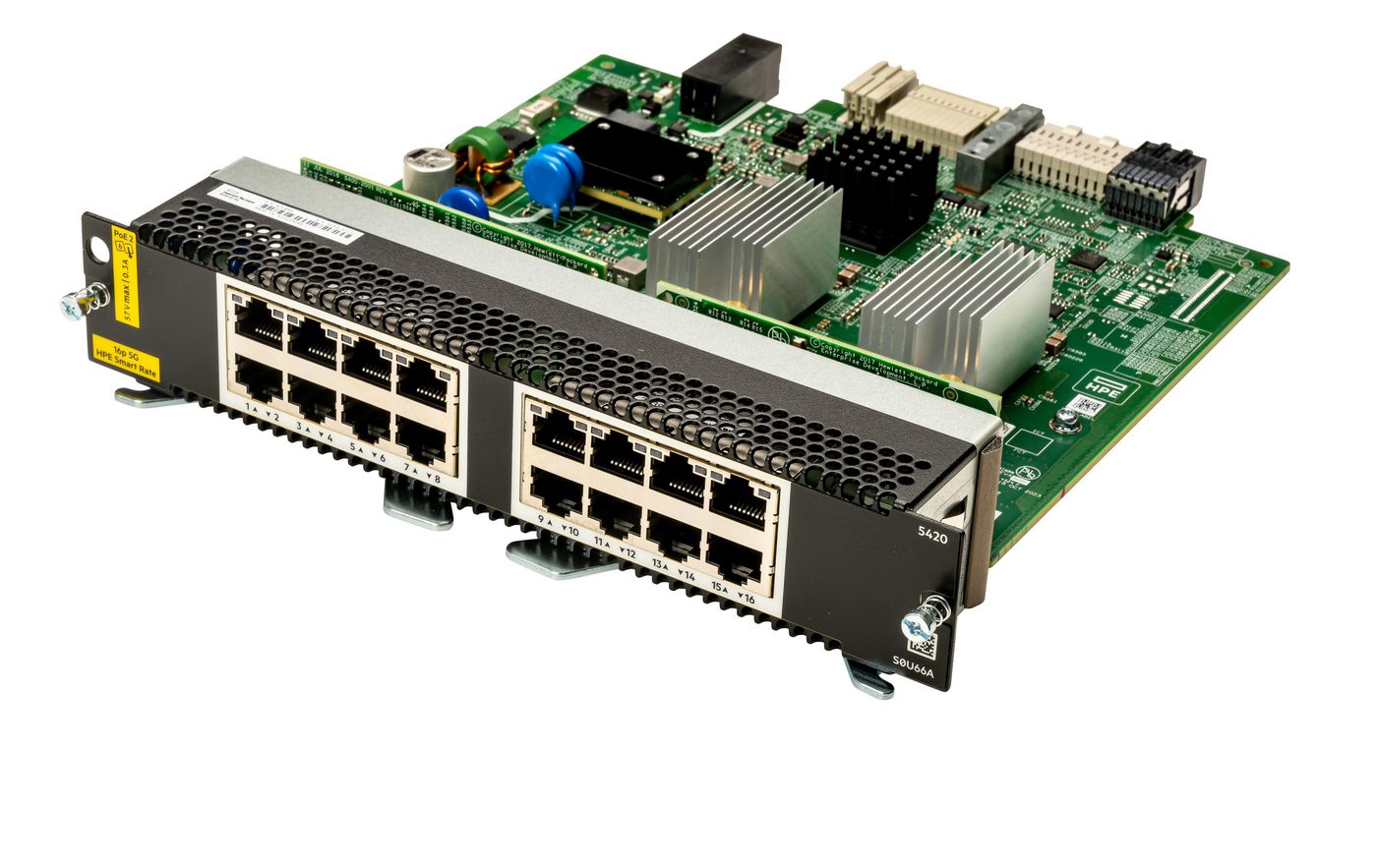 Hewlett Packard Enterprise Aruba Networking Cx 5420 16P Smart Rate 1G/2.5G/5G Class6 Poe Module