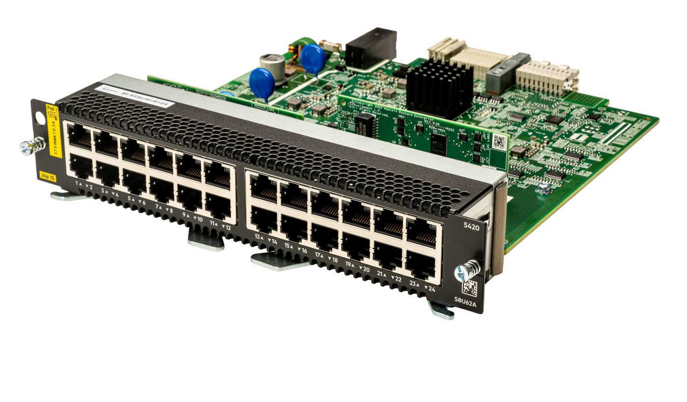 Hewlett Packard Enterprise Aruba Networking Cx 5420 24P 10M/100M/1G Class4 Poe Module