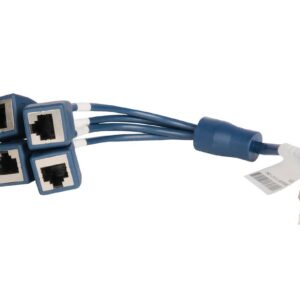 Hewlett Packard Enterprise X260 mini D-28 to 4-RJ45 0. **New Retail** 3m Rtr Cbl
