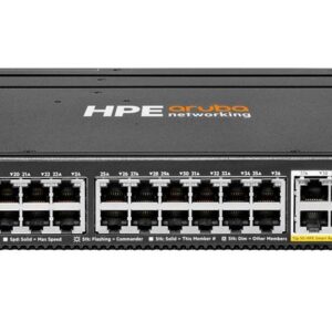 HPE Aruba Networking CX 6200M 36G 12SR5 Class6 PoE 4SFP+ Switch R8Q71AR (odnowiony)