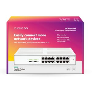 HPE Networking Instant On Switch 16p Gigabit 1430 R8R47A